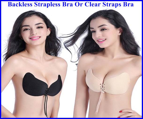 Backless Strapless Bra Or Clear Straps Bra 6
